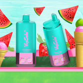 VAPSOLO TRIPLE 60000 - WATERMELON ICE & STRAWBERRY ICE CREAM & TRIPLE MELON